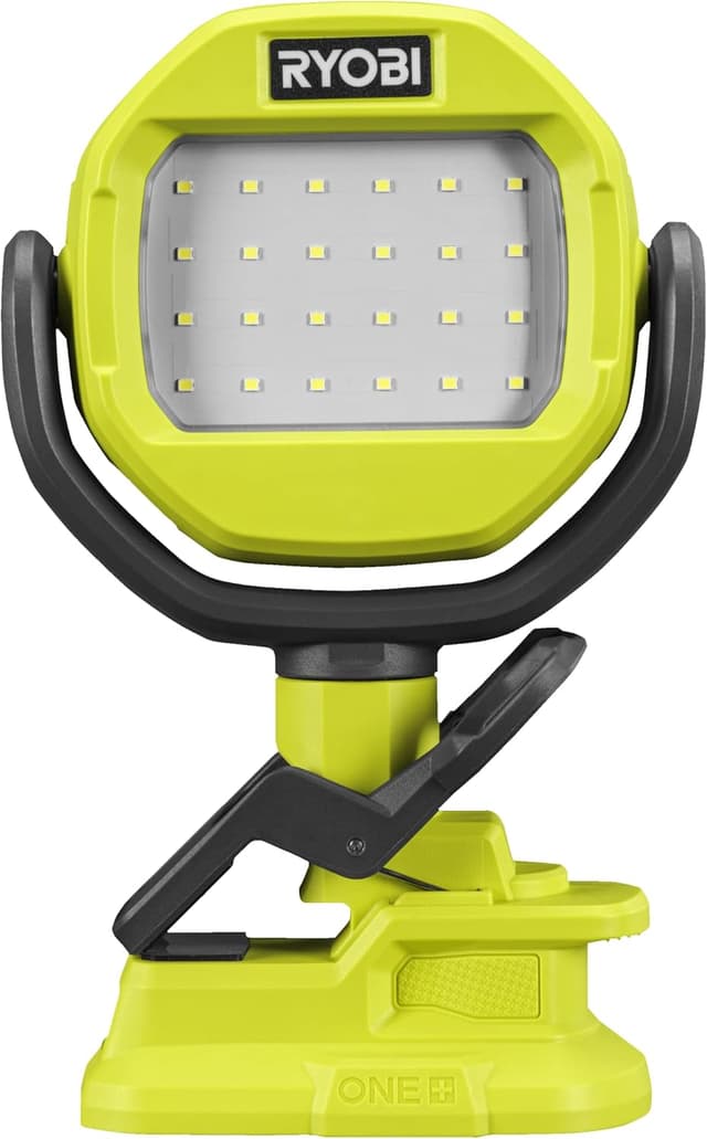 Detalle de Ryobi RLCL18-0 torcia a LED con pinza 18V, fino a 1.000 lumen (batteria non inclusa)