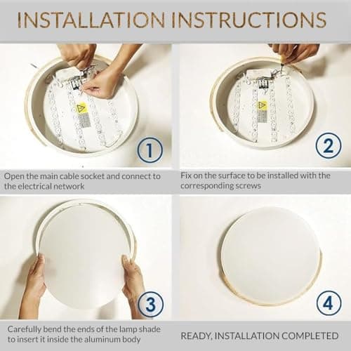 Thumbnail 4 de M Ledme LM8284 Plafón LED 24W regulable