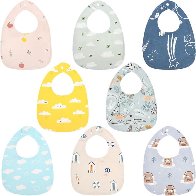 Detalle de Vicloon Baby Lätzchen 8er Pack 👶