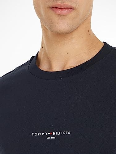 Detalle de Tommy Hilfiger Tipped tee Camiseta Azul M