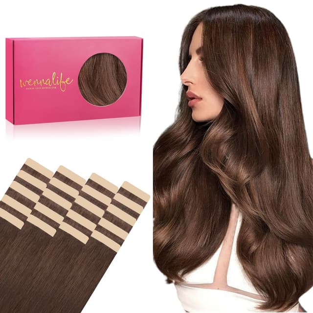 Detalle de WENNALIFE Tape Extensions Echthaar 50 g 35 cm