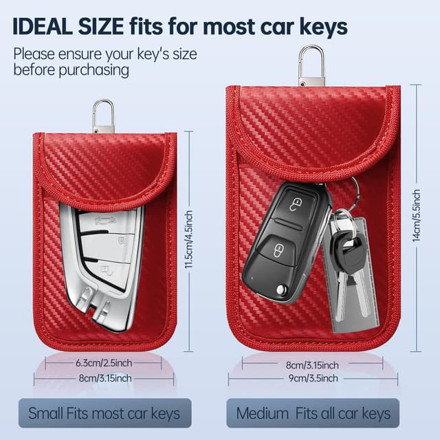 Detalle de caslord Faraday Pouch key protection M