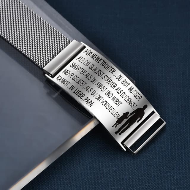 Detalle 2 de AITENME Armband Gravur Personalisiert