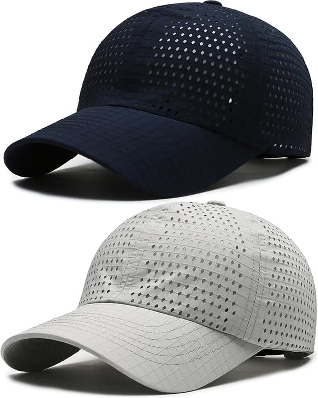 Detalle de AYPOW Gorra de béisbol transpirable 2 uds