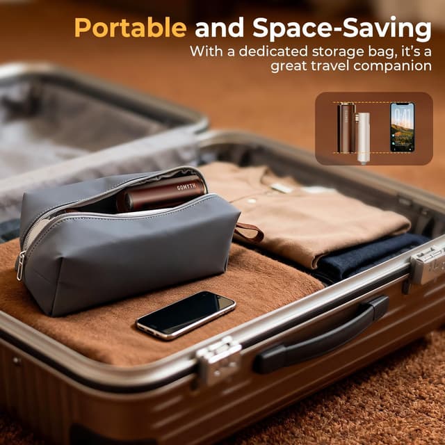 Detalle 2 de GOMYTH 5 in 1 Dual Voltage Travel Hair Dryer (100V-240V) with Plasma Scalp Protection