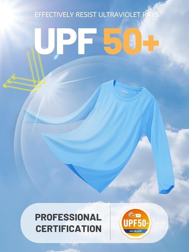 Detalle 2 de UV protection long sleeve top UPF 50+