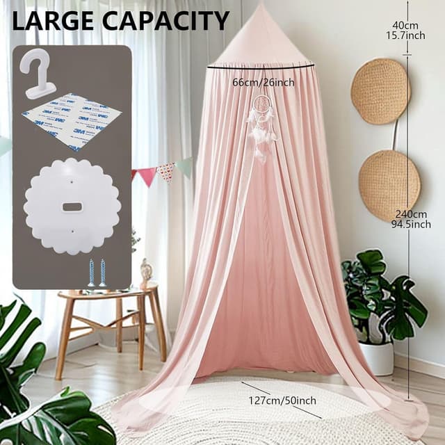 Detalle de Ginkago Ginkago Ginkago Ginkago Baldachin Kinderbett, 280 cm