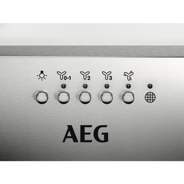 Detalle de AEG DGE5661HM Campana extractora integrada 54 cm acero inoxidable