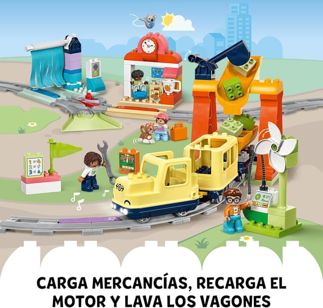 Thumbnail 5 de LEGO Duplo Mi Ciudad Tren Comunitario Interactivo 🚆