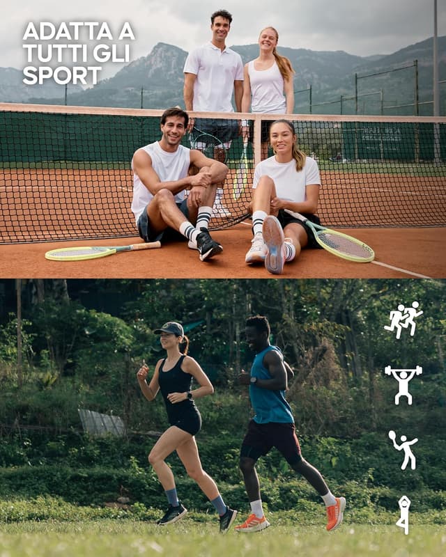 Detalle 1 de Danish Endurance canotta fitness senza maniche 2 paia