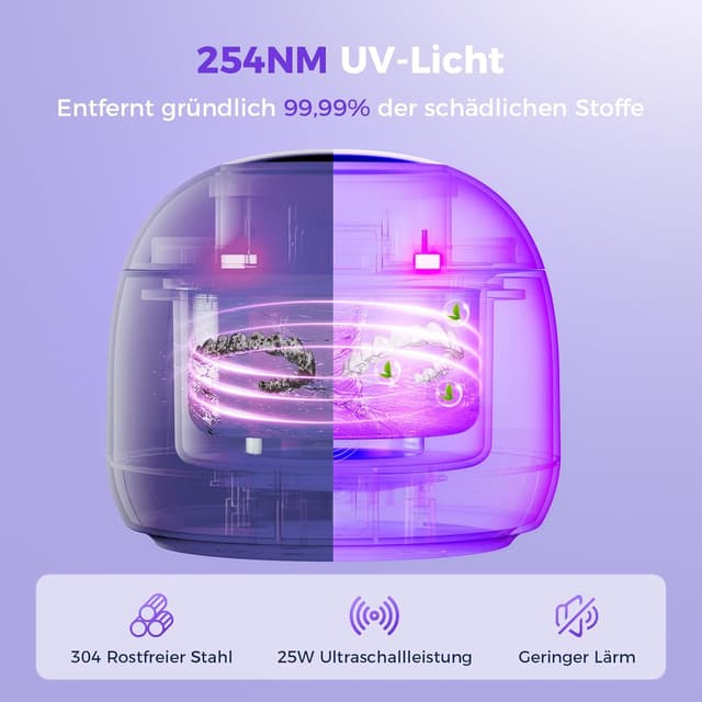 Detalle 2 de MICTUL Ultraschallreiniger 45 kHz Dental