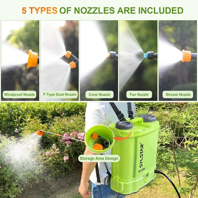 Thumbnail 4 de SYLSTAR 12L Battery Knapsack Sprayer 80PSI