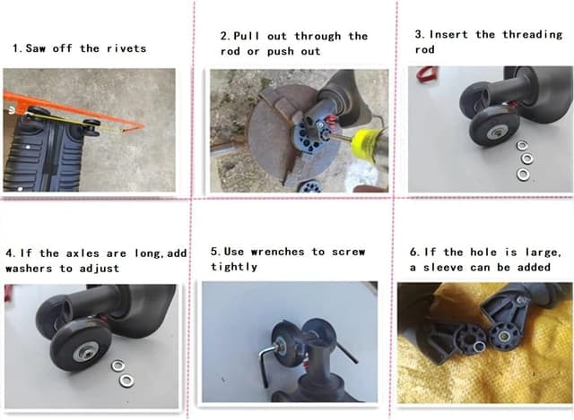 Detalle 2 de LOTOWELZON Doppelrollen 54 mm Ersatz