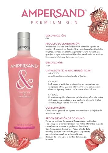Thumbnail 2 de Ampersand Gin Fresa 70cl con Miniatura de Regalo 🍓