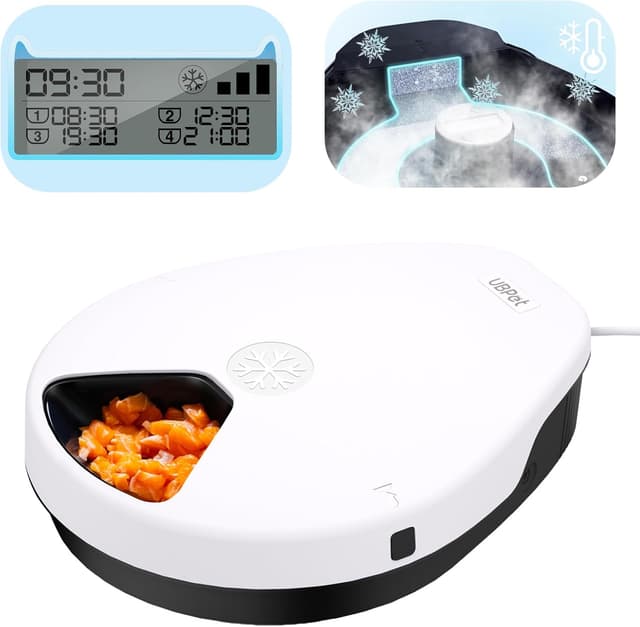 Detalle de UBPET F10 Futterautomat für Katzen mit Kühlung