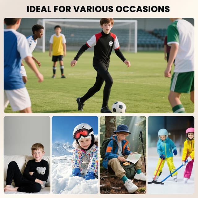 Thumbnail 6 de Kelvindra Base Layer Kids 4–13