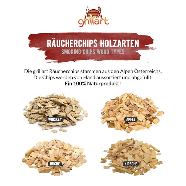 Thumbnail 6 de grillart Räucherchips Mix 4er XL Set, 4x750 g
