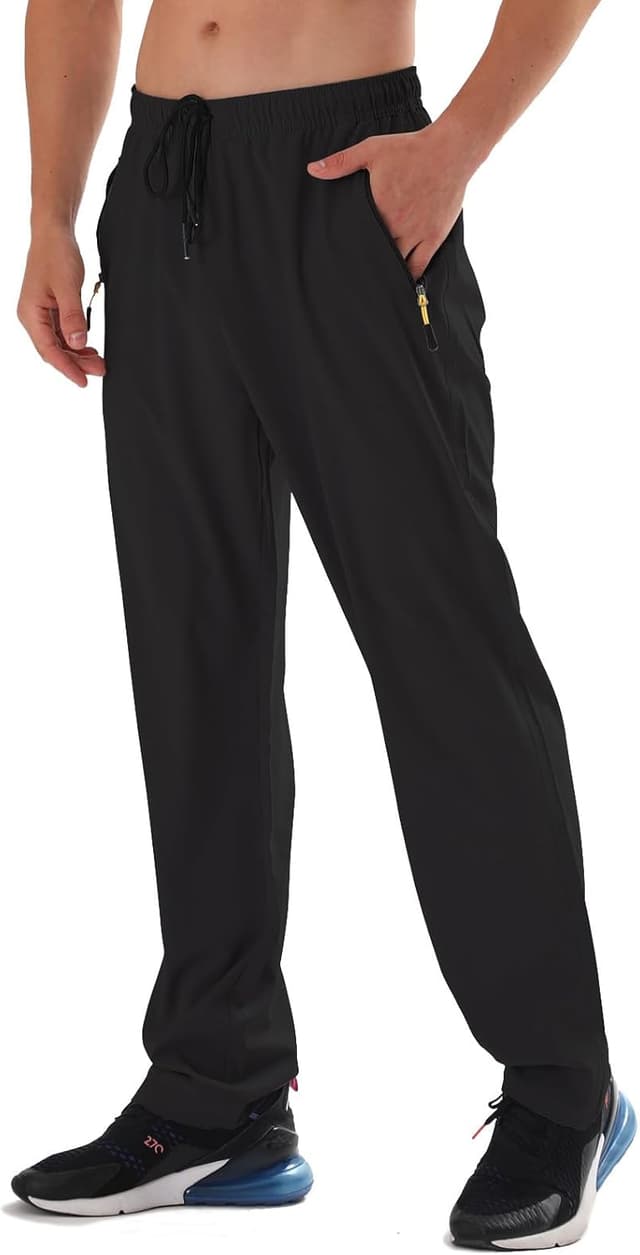 Detalle de Men's Elastic Waist Hiking Pants Quick-Dry 1️⃣
