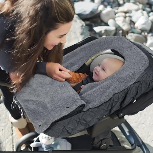 Thumbnail 5 de IvyWind Winter Car Seat Cover — Waterproof, Removable Zipper 🌧