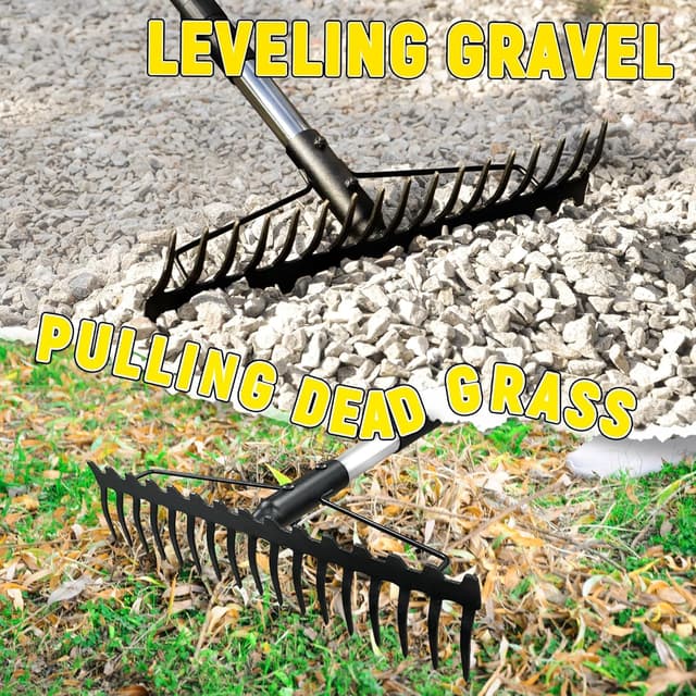 Detalle de BlumeTrec Bow Rake 172cm adjustable handle