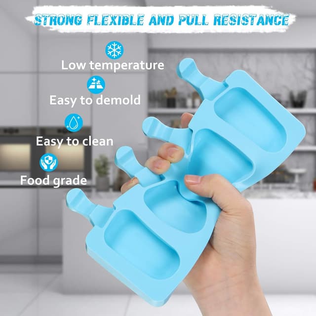 Detalle 1 de Sinnsally Eisformen Silikon 25x14 cm