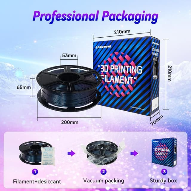 Detalle de Flashforge Chameleon PLA Filament 1.75mm 1KG