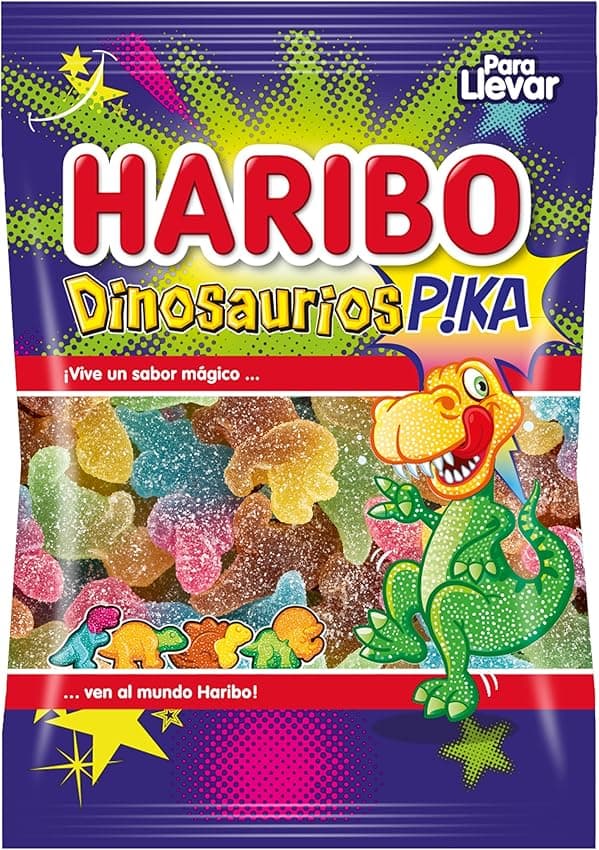 Imagen de Haribo DINOSAURIOS - 18 bolsas de deliciosos gummies 🦕 en OfertitasTOP
