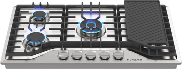 Detalle de GASLAND GH3365SF 36 Inch gas cooktop
