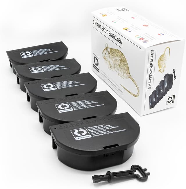 Detalle de Köder-Discount 5 cajas de cebo para ratones