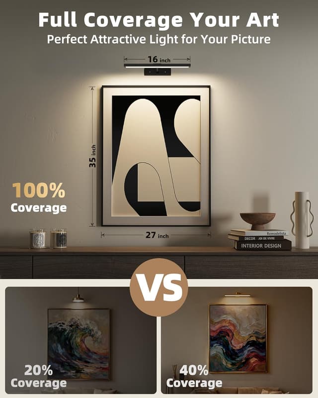 Detalle 2 de EZVALO Picture Light 4800mAh for Wall