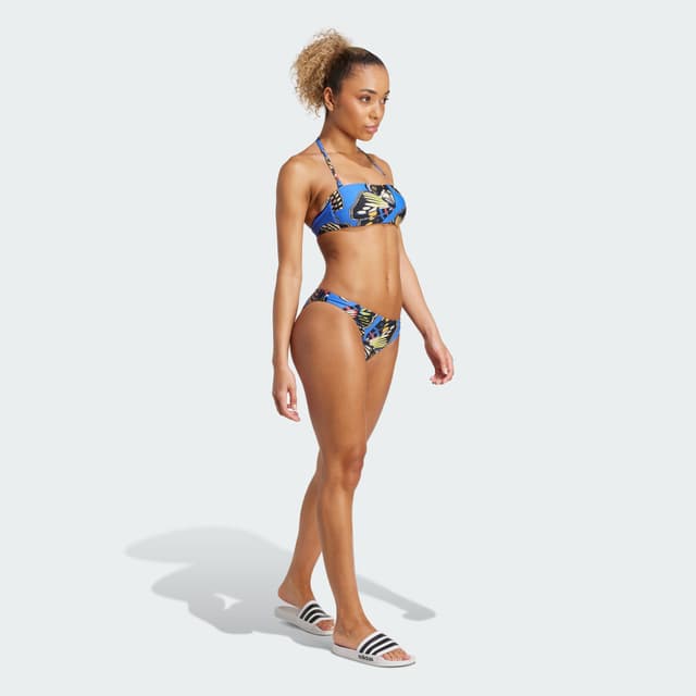 Detalle de Adidas Conjunto bikini bandeau Azul