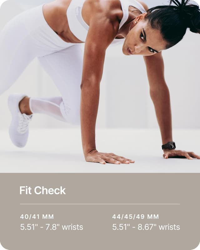 Thumbnail 6 de Fullmosa Rugged Cover con cinturino per Apple Watch Ultra 3/Ultra 2/Ultra 49 mm in TPU nero con bumper militare