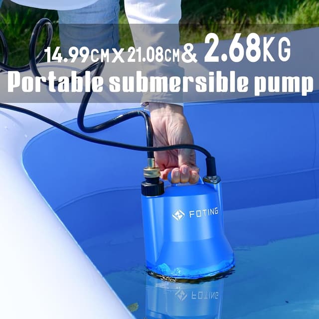 Detalle de FOTING 200W submersible pump 4000 L/H