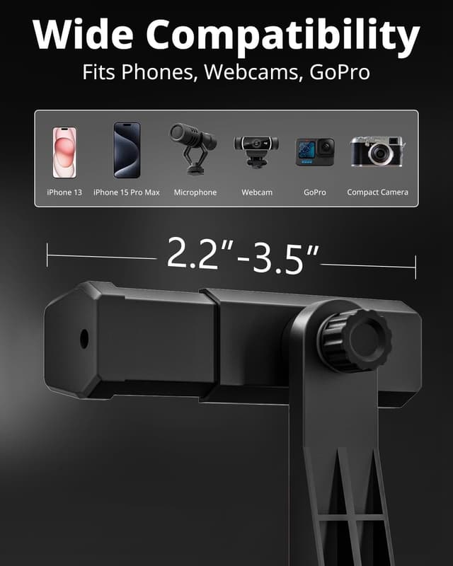 Thumbnail 5 de UBeesize 12" Ring Light with Phone Holder for Streaming