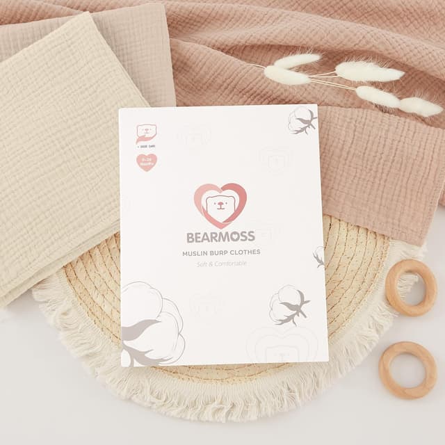 Thumbnail 6 de bearmoss Muslin Squares 60x60 cm baby cloths 6-pack