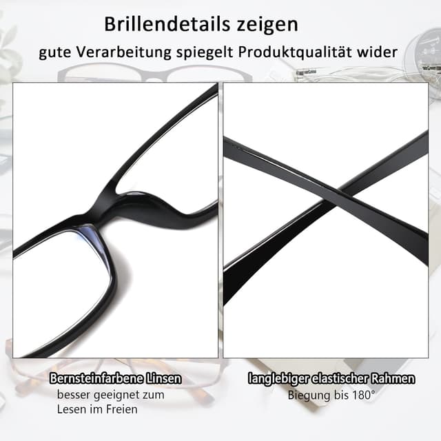 Thumbnail 3 de COJWIS Lesebrille 2,00 6er Pack