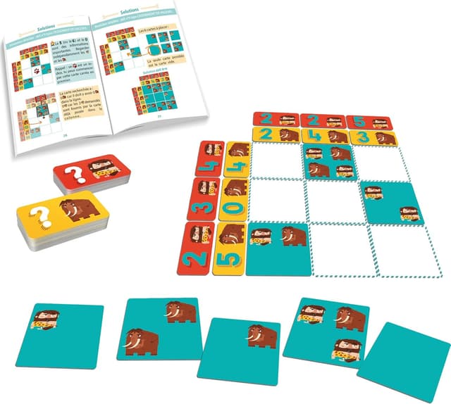 Detalle de Aritma LOGIDINGO : 50 défis de logique – jeu de société éducatif dès 7 ans