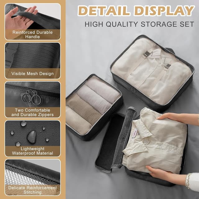 Thumbnail 3 de Gemtte Koffer Organizer Set 13-teilig