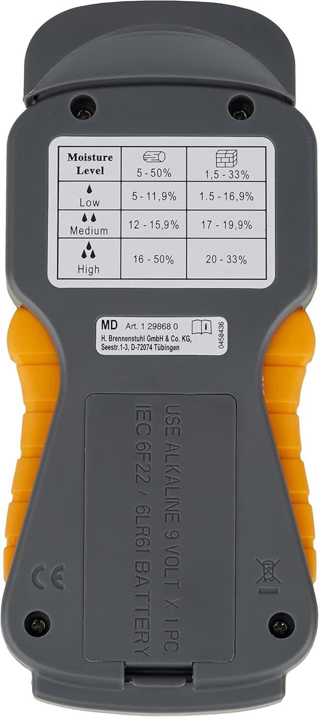 Thumbnail 6 de Brennenstuhl MD Detector de Humedad con Sensor y Batería 9V 🏠