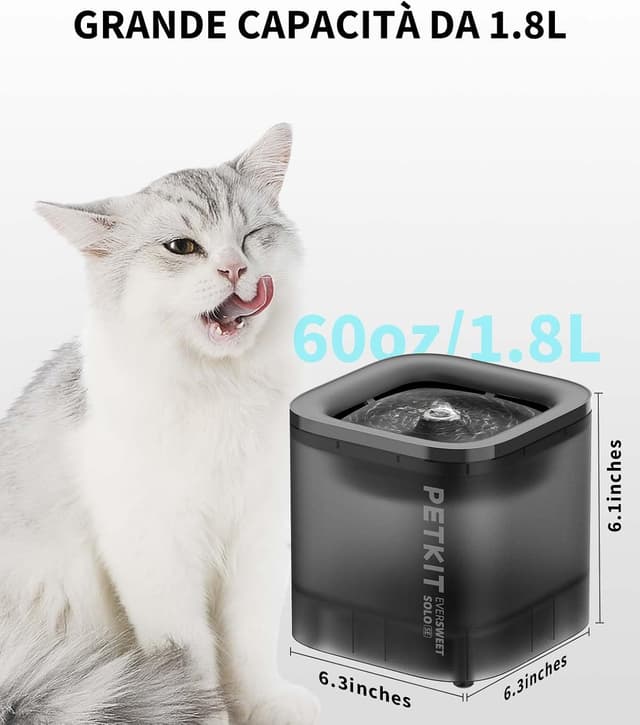 Thumbnail 5 de PETKIT CYBERTAIL fontanella per gatti 1.8 L