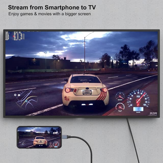 Detalle 1 de BENFEI Cable USB-C a DisplayPort 4K, 1.8M - 2 Pack