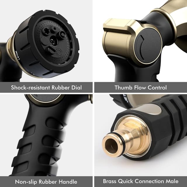 Thumbnail 6 de RESTMO Garden Hose Spray Gun 7-pattern