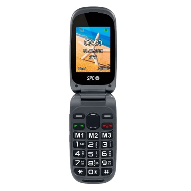 Detalle de spc Harmony Dual Sim Negro teléfono para mayores