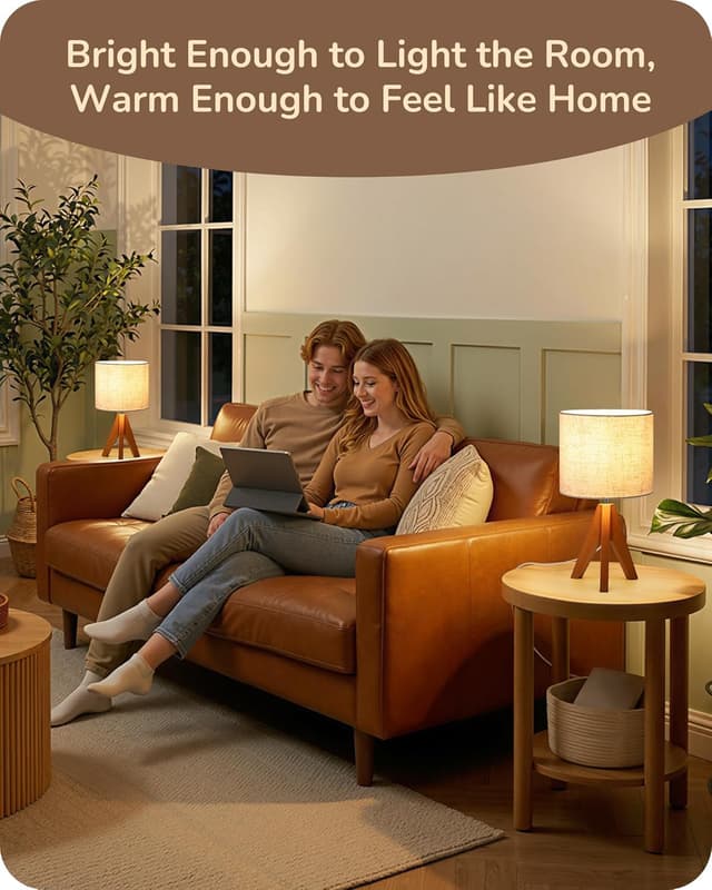 Thumbnail 6 de EDISHINE Tripod Table Lamp 14.2 in