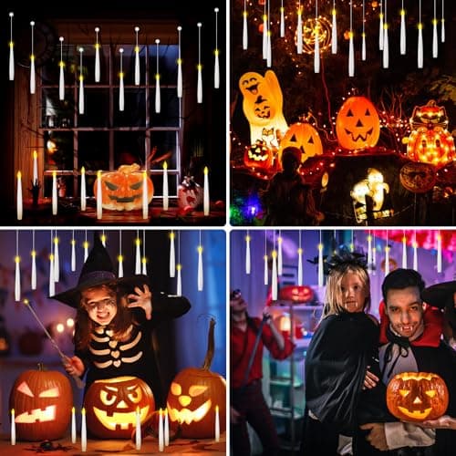 Thumbnail 5 de Bougies flottantes avec télécommande 12 pcs ⚡