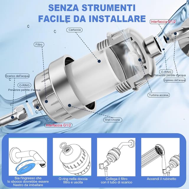 Thumbnail 5 de Veoryfly 36 Stadi Filtro doccia