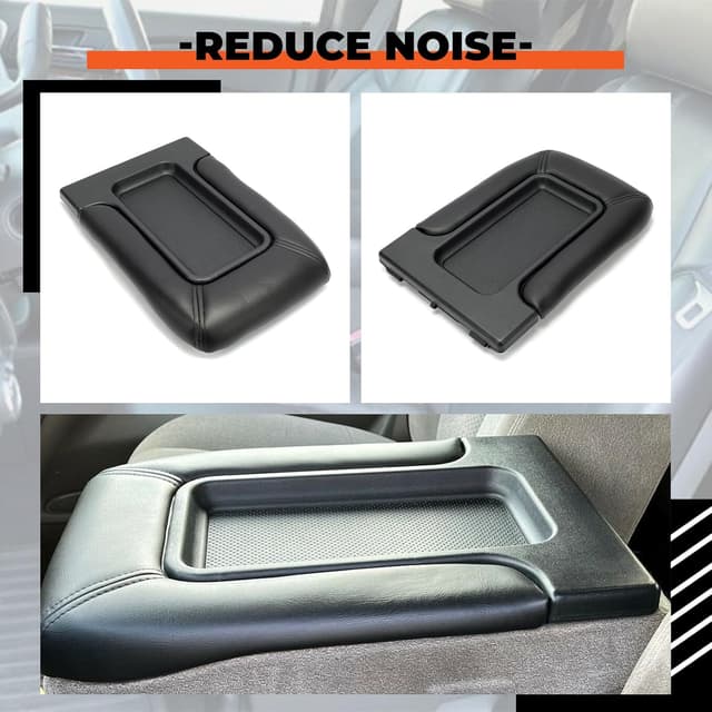 Detalle de ECOTRIC Center Console Lid (Black) Replacement for 1999-2007 Chevy Silverado, Tahoe, Suburban, GMC Sierra & More