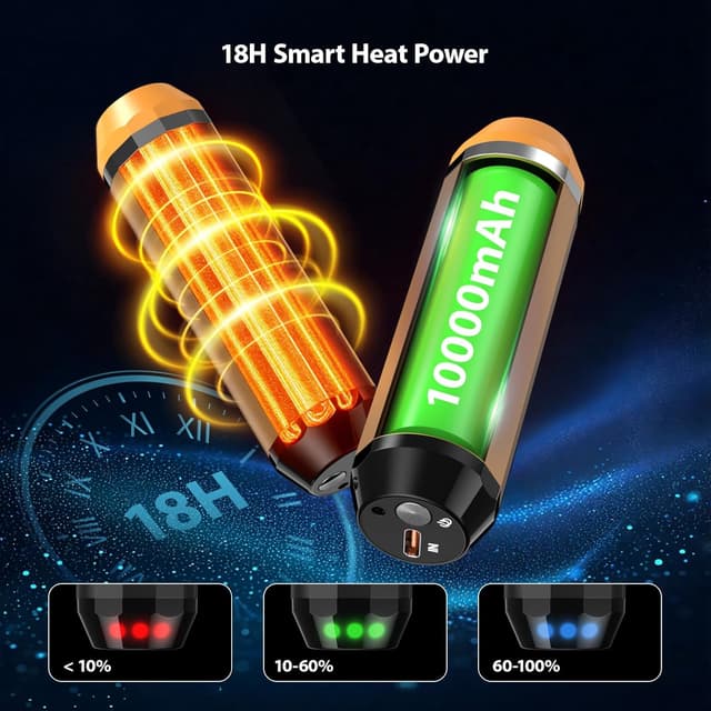 Detalle 2 de SUPPOU Magnetic Hand Warmers 2-pack