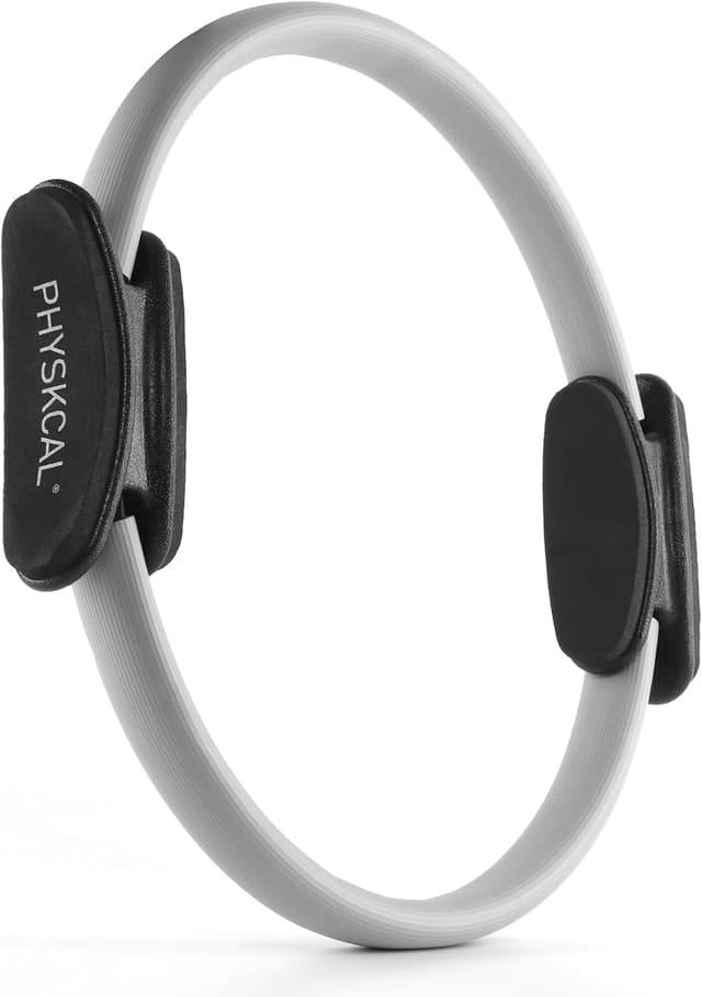 Detalle de PhysKcal Pilates Set: 15 Zoll Pilates-Ring (38 cm) für Training, Einsteiger-Workouts & mehr
