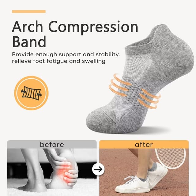 Detalle 1 de EKSHER calzini sportivi 10 paia in cotone